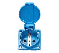 C-FUNN 16A TUV Power Waterproof Single Socket Electrical Power Inlet Socket with Safety Shutter