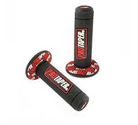 C-FUNN Motorcycle Dirt Pit Bike 7/8inch Handlebar Rubber Brake Hand Grips - Red