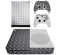 C-FUNN Net Grids Series Designer Skin for XBOX ONE S Gaming Console+2 Controller Sticker Decal - B