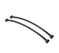 C-FUNN Pair Rear Fender Rail Support Bracket Mount Holder For Harley Cruiser Cafe Bobber - Black