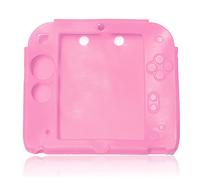 C-FUNN Soft Silicone Rubber Gel Bumper Skin Case Cover for Nintendo 2DS - Pink