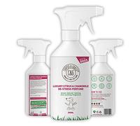 C&G Pets | De stress Perfume Dog Spray 250ml | Dog Perfume | Dog Cologne For Calming Nervous and Anxious Puppy | Citrus Chamomile Essential Oils