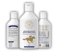 C&G Pets Horse Liquiform Muscle Scrub Embrocation 500ml - Natural Therapeutic Wash with Antiseptic & Antibacterial Properties by Cooper and Gracie | Fast-Absorbing Relief, Prevents Sweat Itch