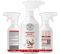 C&G Pets Poultry Healthy Legs & Feet Spray 500ML By Cooper And Gracie | Cleans Chicken Legs & Feet | Cleans Away Bacteria Fungi & Irritating Mites | Mite Treatment Spray For Chickens
