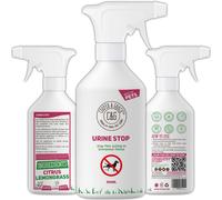 C&G Pets Urine Stop Spray for Dogs & Cats - 500ml Triple Action Formula - Stops Repeat Marking Indoors & Outdoors - Natural Ingredients, Mad