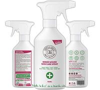 C&G Pets Wound Spray For Stinky Itchy Dogs 500 ML | Purple First Aid Sprays | Dog Animal Skin Cuts Wounds Treatment