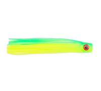 C&H Lures Lil Stubby Chugger Lure, Green/Chartreuse, 5.5 in