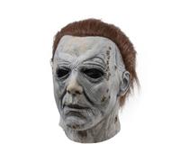 (C) Halloween Horror Mask Scary Michael Myers Full Head Mask Creepy Cosplay