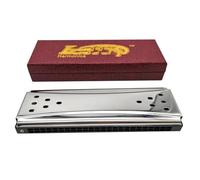C Harmonica 10 16 24 Hole C And G Double Sided Harmonica Tremolo Musical Instrument(24 holes)