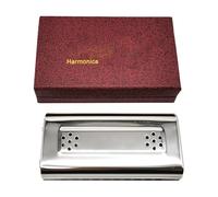 C Harmonica 10 16 24Hole Double Sided Harmonica Tremolo Diatonic Blues C And G For Players Adults(10 hole)