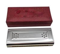 C Harmonica 10 16 24Hole Double Sided Harmonica Tremolo Diatonic Blues C And G Keys For Players(16 hole)