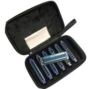 C Harmonica 10 Hole Blues Diatonic Harmonica Set 7 Keys For Adults Professional Beginner Player