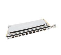 C Harmonica 10 Hole C Tune Blues Chromatic Harmonica Easy To Play(Yellow)
