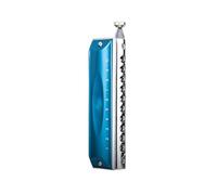 C Harmonica 10 Hole Chromatic Harmonica C Key Professional Performance For Beginners(Blue)