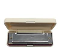C Harmonica 10 Hole Diatonic Harmonica C Key Blues Easy To Play For Beginners And Adults(Silver)