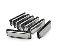 C Harmonica 10 Holes Harmonica Blues 7 Piece Diatonic Instrument Set