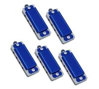 C Harmonica 10 Pieces Of Harmonica Necklaces 4 Holes 8 Notes Suitable For Beginners Adults(10PCS Blue)