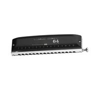 C Harmonica 12 Hole 48 Note Chromatic Harmonica C Key(16holes black)