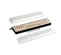 C Harmonica 16 Hole 64 Tone Chromatic Harmonica ABS Comb Alto D Key