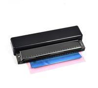 C Harmonica 24 Hole Polyphonic C Harmonica Scale Marking Beginner Playing Instrument(Type 1)