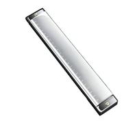C Harmonica 24 Holes Tremolo Harmonica Key Of C Adult Musical Instrument(Silver)