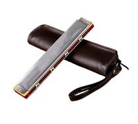 C Harmonica 24 Holes Tremolo Harmonica Polyphony Diatonic C Key