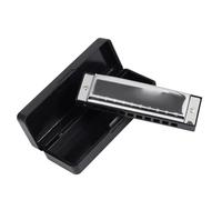 C Harmonica A Key 10 Hole 20 Tone Blues Mini Harmonica With Piano Case Suitable For Adult Professional Players Beginners(Key of Bb)