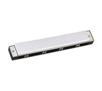 C Harmonica Beginner Adult Blues Professional Harmonica 24 Holes C Tone(Type1)