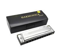 C Harmonica Beginner C Harmonica Stainless Steel 10 Holes 20 Tones Blues