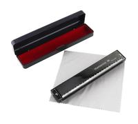 C Harmonica Beginners Adults 10 And 24 Hole Harmonica 8K Titanium Tremolo Tone Key C(Type D)