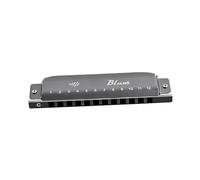 C Harmonica Beginners Adults 12 Hole Blues Professional Performance Harmonica ABS Comb(G)