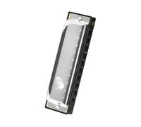 C Harmonica Diatonic Blues Harmonica Key Of C 10 Holes Standard H(Silver)