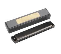 C Harmonica Diatonic Key Of C 10 Holes 24 Tones Harmonica Blues For Beginners Professional(Matt black)