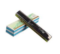 C Harmonica Echoing Harmonica 24 Holes C Key Aluminum Board Stainless Steel Cover In Paper Box Musical