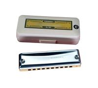 C Harmonica Harmonica Blues 10 Hole C Tone Stainless Steel Cover Plate Wood Comb