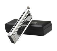 C Harmonica Harmonica Chromatic Scale 10 12 16 Holes C Key Adult Beginner Professional Performance(12 holes)