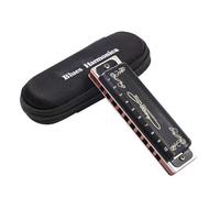 C Harmonica Music Lovers Diatonic Blues Harmonica Key Of C 10 Holes 20 Tones For Adults(Key of F)
