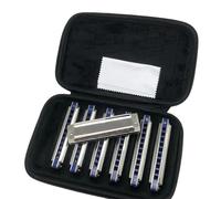 C Harmonica Professional Diatonic Harmonica Set 10 Holes Blues 7 Keys For Adults Band Player