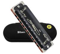 C Harmonica Professional Performance Diatonic Harmonica 10 Holes 20 Tone Blues(Key of Bb)