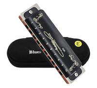 C Harmonica Professional Performance Diatonic Harmonica 10 Holes 20 Tone Blues(Key of E)