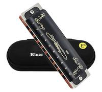 C Harmonica Professional Performance Diatonic Harmonica 10 Holes 20 Tone Blues(Key of Eb)