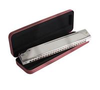 C Harmonica Tremolo Harmonica 24 Holes Professional Polyphonic For Adults Players(E Key)