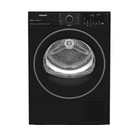 C HD 93M BB UK 9kg Heat Pump Tumble Dryer - Black, Freestanding, Sensor Drying, Energy Efficient Digital Display, Reverse Tumble, Easy Empty Filter, Woolmark Certified