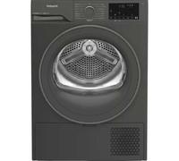 Hotpoint FabicCare C HD 93M GG UK 9Kg Heat Pump Tumble Dryer - Graphite - A++ Rated, Silver