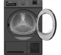 C HD C92 GGGD UK 9kg Condenser Tumble Dryer - Graphite, Sensor Drying, Easy-Empty Water Tank, Reverse Action Drum, B Energy Rated, Freestanding, Quiet Performance