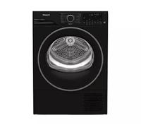 C HD94MBBSUK Heat Pump Tumble Dryer - 9kg capacity, heat-pump technology, Black, WiFi Smart (HomeWhiz) & ColdGuard, large-load family tumble dryer