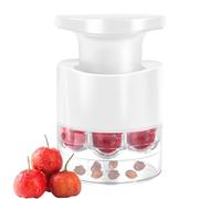 C-herry Pitter - Portable C-herry Stoner Remover - Push Type Cherries Corer Multiple, 7 Hole Easy Squeeze Fruit Pitter Tool, Reusable Pit Cherryseed Core Pitters for Homemade Cherries Pie & Jam