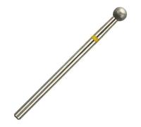 C & I Diamond Nail Drill Bit, Ball Shape Head E-File, Professional Cuticle Clean Drill Bit, Improved Diamond Powder plus Tungsten Carbide Shank 3/32” (2.35 mm) (4.0 mm, Extra Fine -XF)
