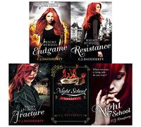 C j daugherty night school series 1 to 5 collection 5 books set