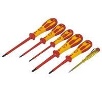 C.K 49182 Dextro VDE 6 Piece Screwdriver Set Slotted/Phillips